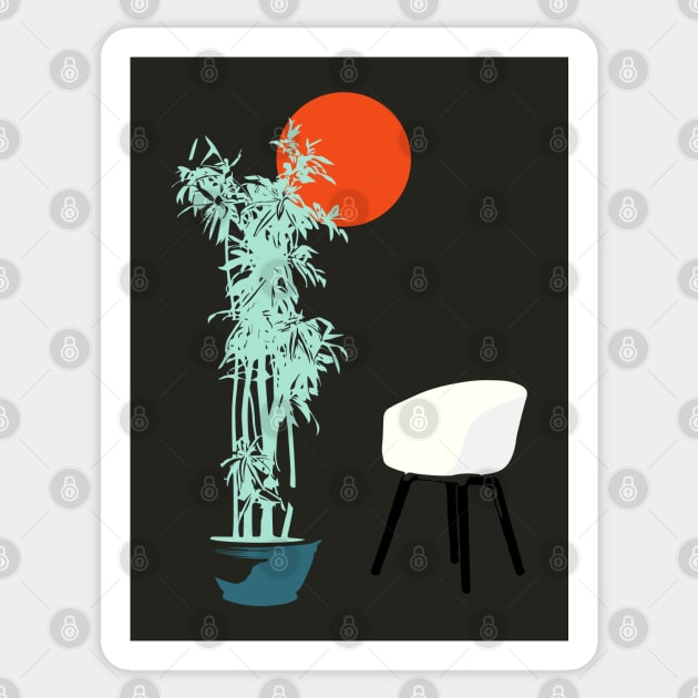 Minimalist Abstract Nature Art #27 Indoor Plant Sticker by Insightly Designs